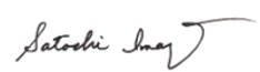 Satoshi IMAZATO sign